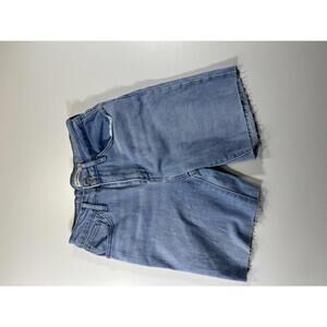 Levi's 721 Light Blue Denim Cutoff Shorts 27